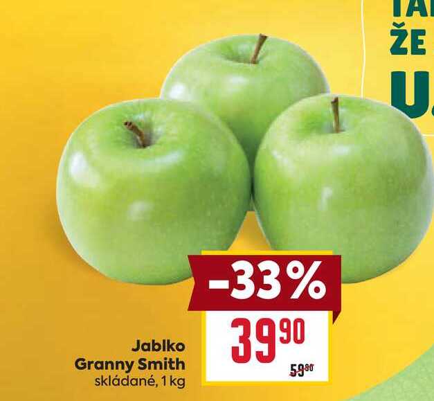 Jablko Granny Smith skládané, 1 kg 