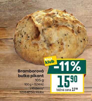 Bramborová bulka pikant 105 g 