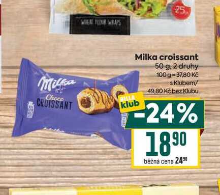 Milka croissant 50 g