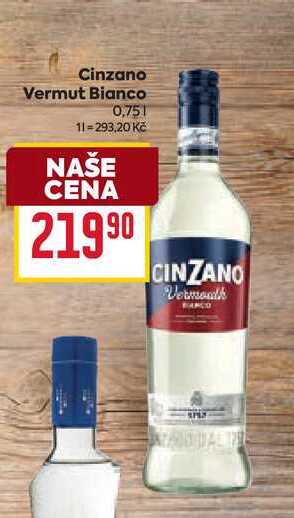 Cinzano Vermut Bianco 0,75l