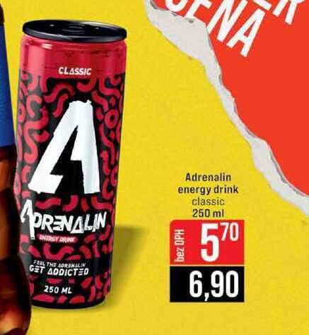 Adrenalin energy drink classic 250 ml 