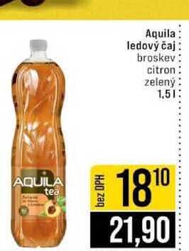 Aquila ledový čaj broskev citron zelený 1,5l