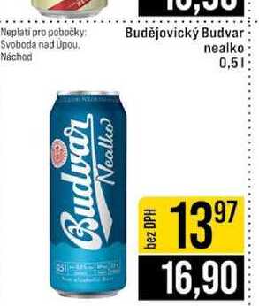 Budějovický Budvar nealko 0,5l