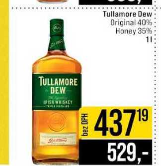 Tullamore Dew Original 40% Honey 35% 1l