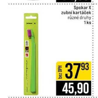 Spokar X zubní kartáček různé druhy 1ks