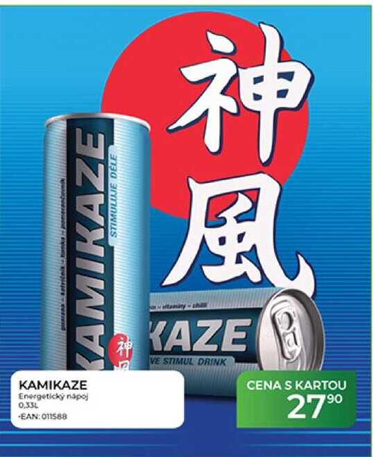 KAMIKAZE Energetický nápoj 0,33L 