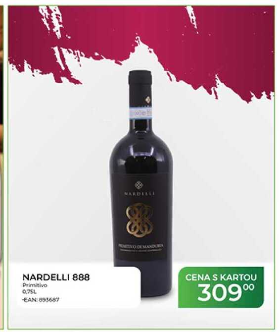 NARDELLI 888 Primitivo 0.75L  