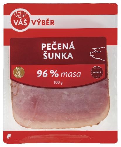 VÁŠ VÝBĚR Pečená šunka, 100 g