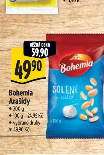   Bohemia Arašídy 200 g 