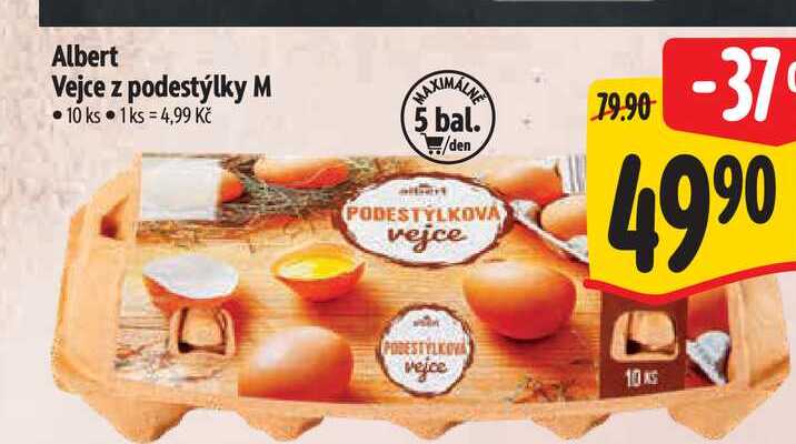 Albert Vejce z podestýlky M 10 ks  