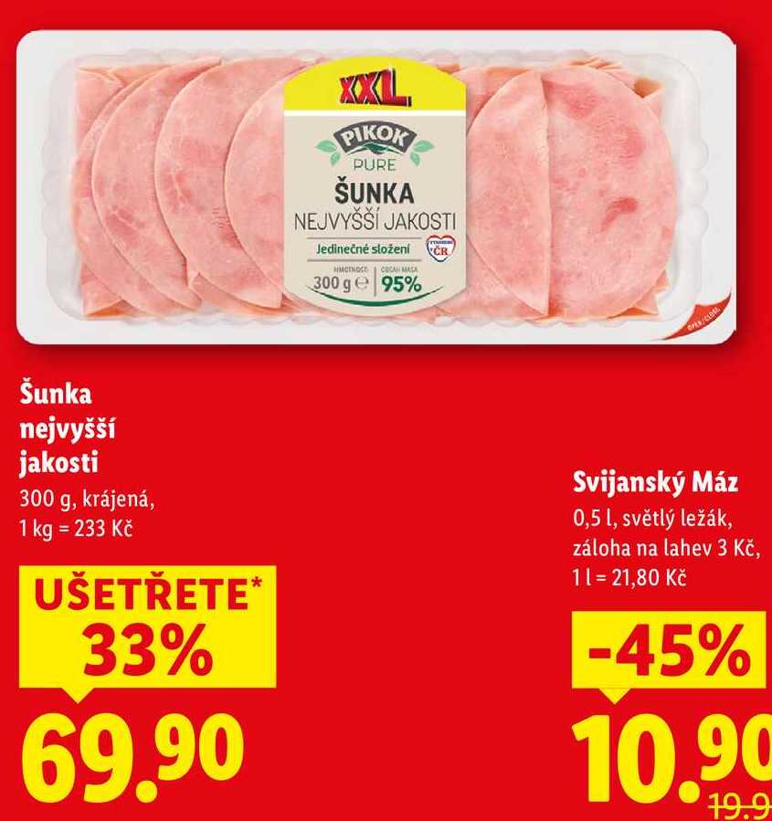 Šunka nejvyšší jakosti, 300 g