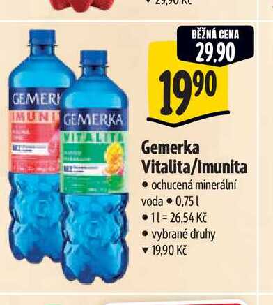  Gemerka Vitalita/Imunita  0,75 l