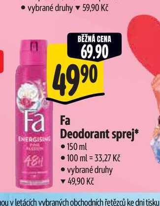  Fa  Deodorant sprej  150 ml  