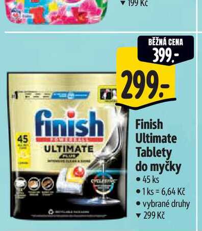   Finish Ultimate Tablety do myčky  45 ks 