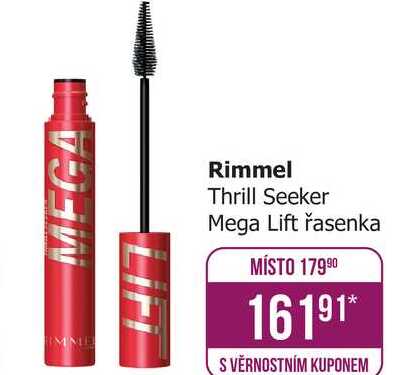 Rimmel Thrill Seeker Mega Lift řasenka  