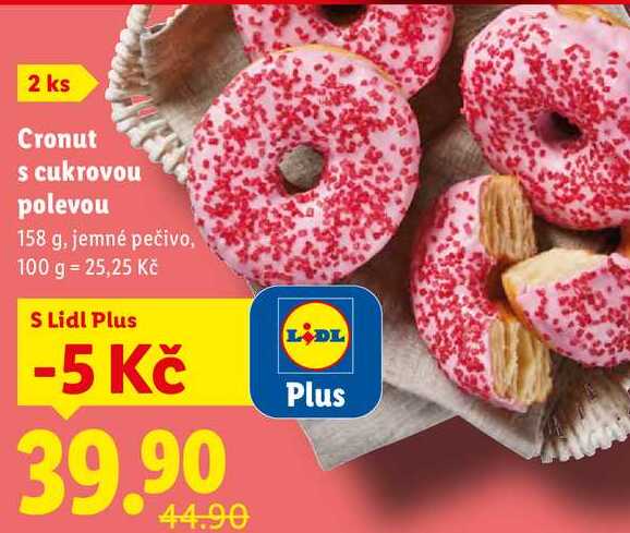 Cronut s cukrovou polevou, 158 g
