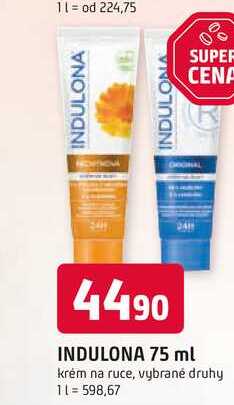 INDULONA 75 ml krém na ruce