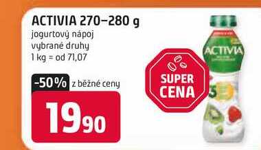 ACTIVIA 270-280 g jogurtový nápoj 