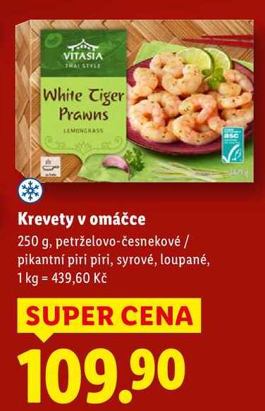 Krevety v omáčce, 250 g