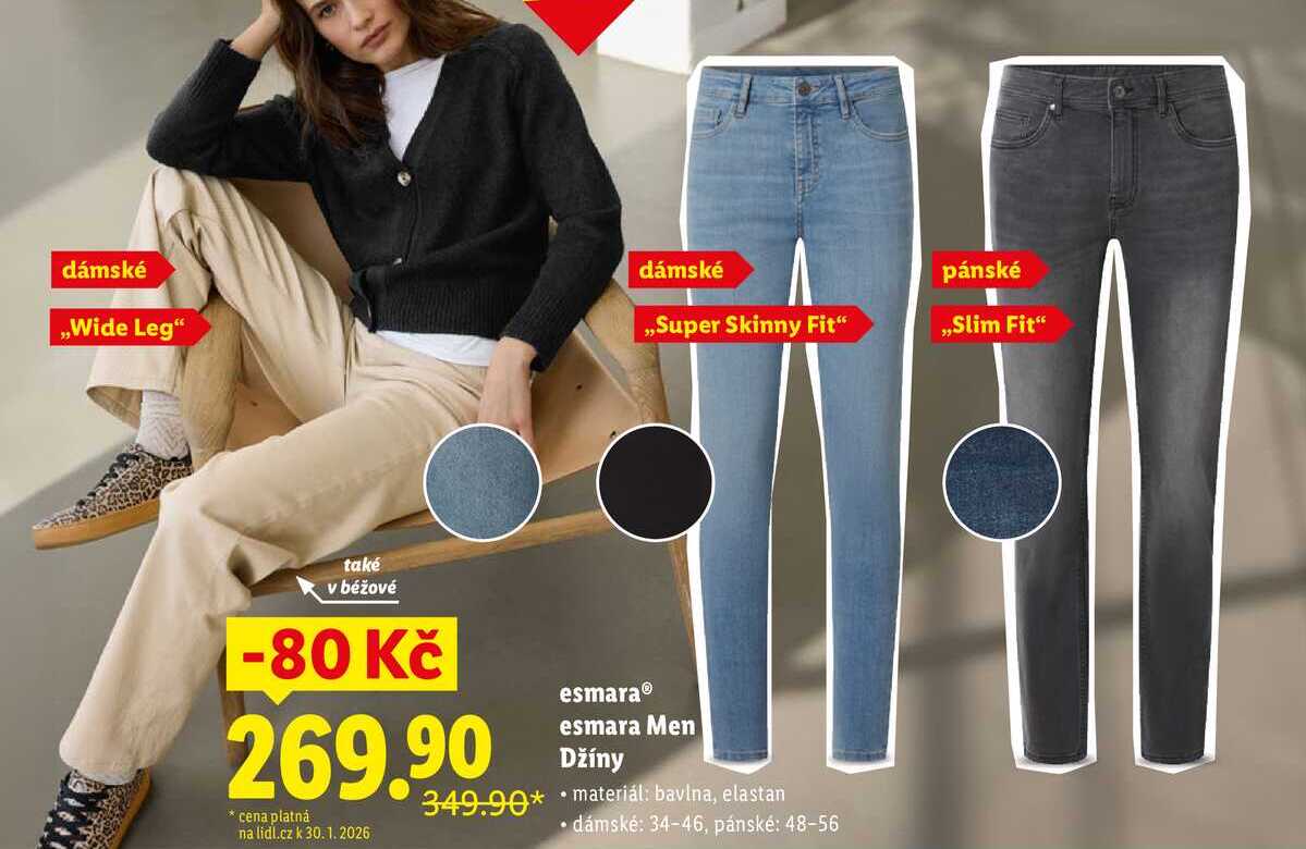 esmara esmara Men Džíny 