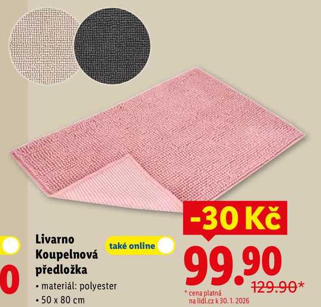 Livarno Koupelnová předložka 