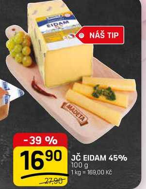 Jč EIDAM 45% 100g