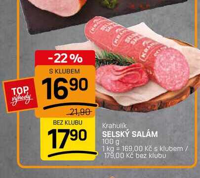 SELSKÝ SALÁM 100 g