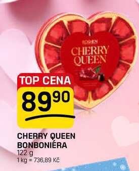 CHERRY QUEEN BONBONIÉRA 122 g