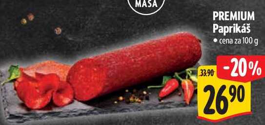 PREMIUM Paprikáš, cena za 100 g