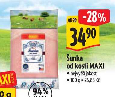 Šunka od kosti MAXI, 130 g
