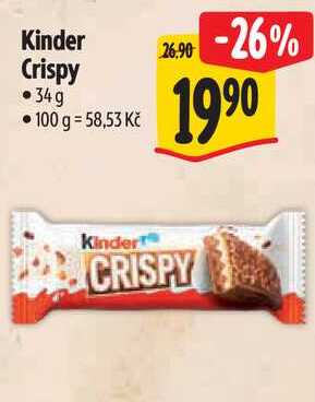 Kinder Crispy, 34 g