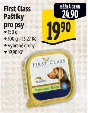 First Class Paštiky pro psy, 150 g