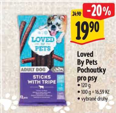 Loved By Pets Pochoutky pro psy, 120 g