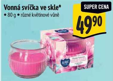Vonná svíčka ve skle, 80 g