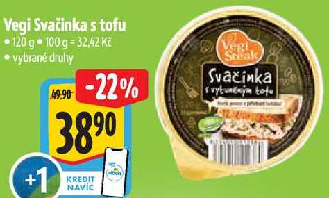 Vegi Svačinka s tofu, 120 g