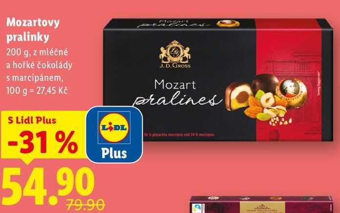 Mozartovy pralinky, 200 g