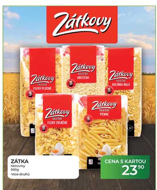 ZÁTKA těstoviny 500g 