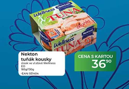 Nekton tuňák kousky steak ve vistave Wellness EO 185g/130g 
