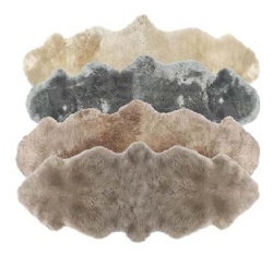 Ovčí kožešina Leinen/Platin