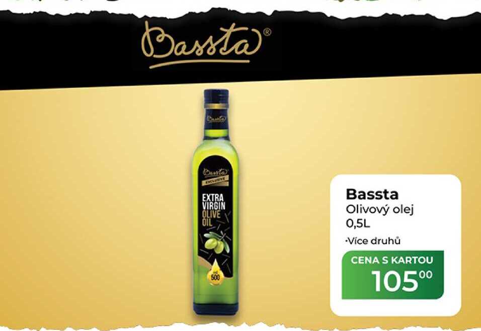 Bassta Olivový olej 0,5L 