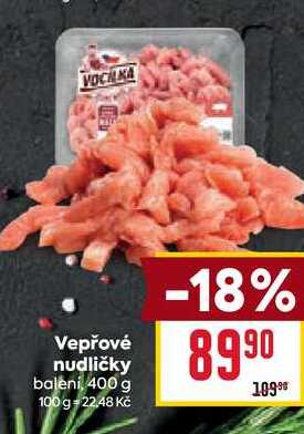 Vepřové nudličky baleni 400 g 