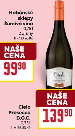 Habánské sklepy Šumivá vína 0,75l