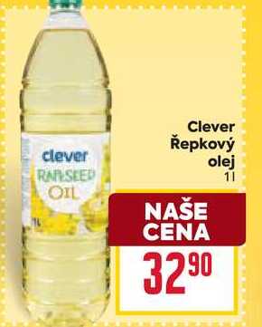 Clever Řepkový olej 1l