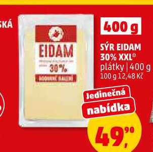 SÝR EIDAM 30% XXL, 400 g 