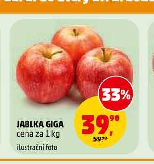JABLKA GIGA, 1 kg 