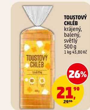 TOUSTOVÝ CHLÉB, 500 g 