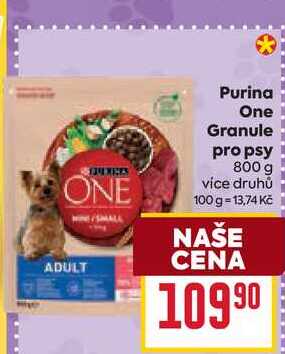 Purina One Granule pro psy 800 g  