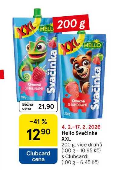 Hello Svačinka XXL, 200 g 