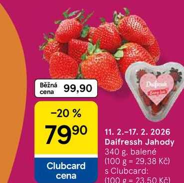 Daifressh Jahody, 340 g 
