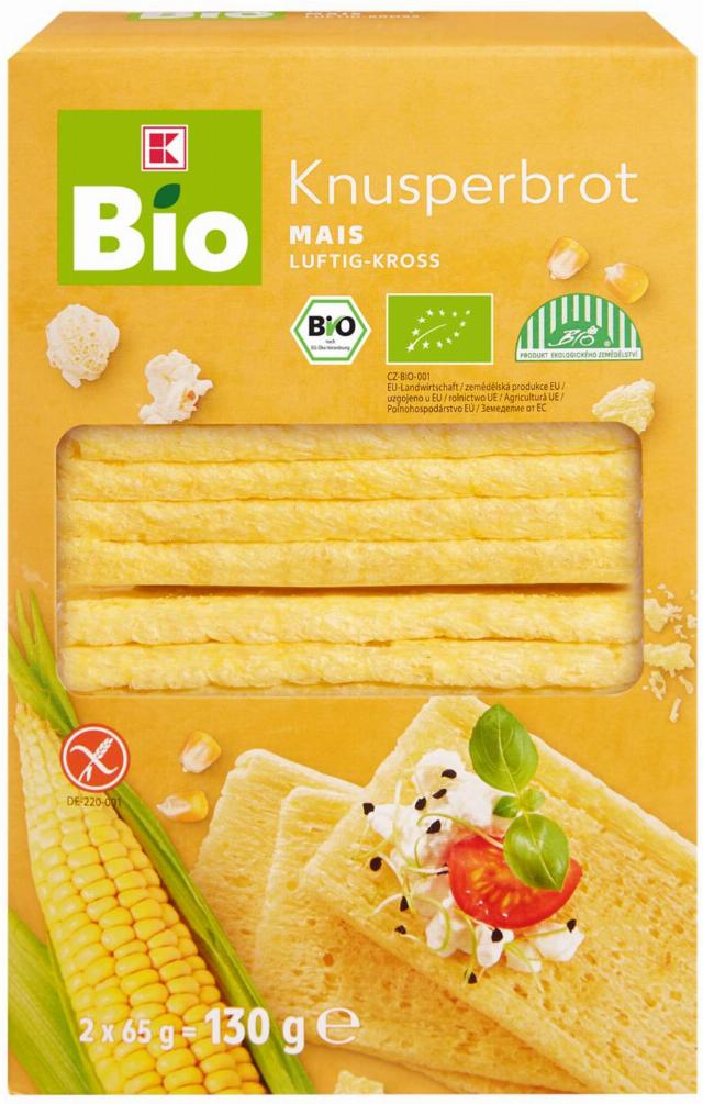 K-Bio Křupavé kukuřičné plátky